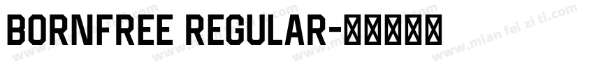 BornFree Regular字体转换